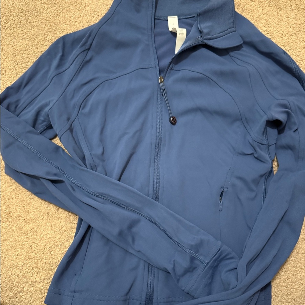 lululemon athletica Women's Blue Zip-Up Jacket